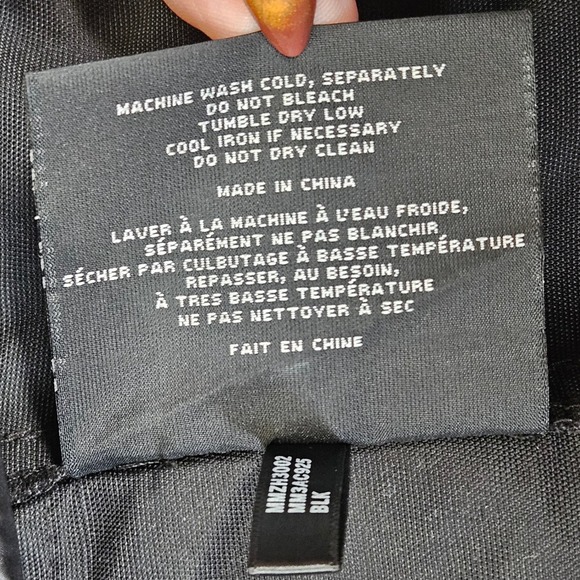 Men's Marc New York Hooded Parka Black Puffer Jacket Liner Sz L Urban Utility - Picture 11 of 16